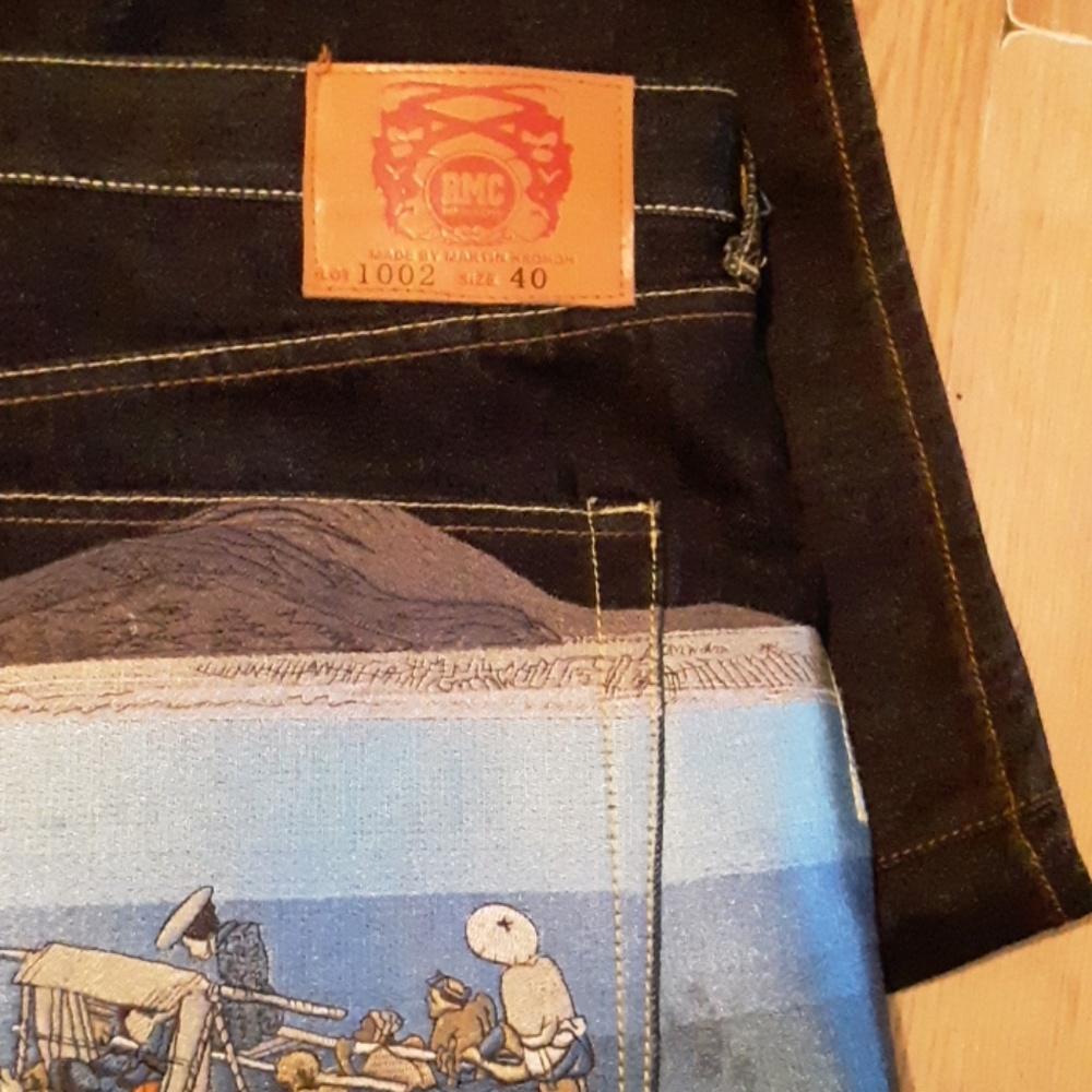 RMC mens mid short jeans - Picture 4 of 5